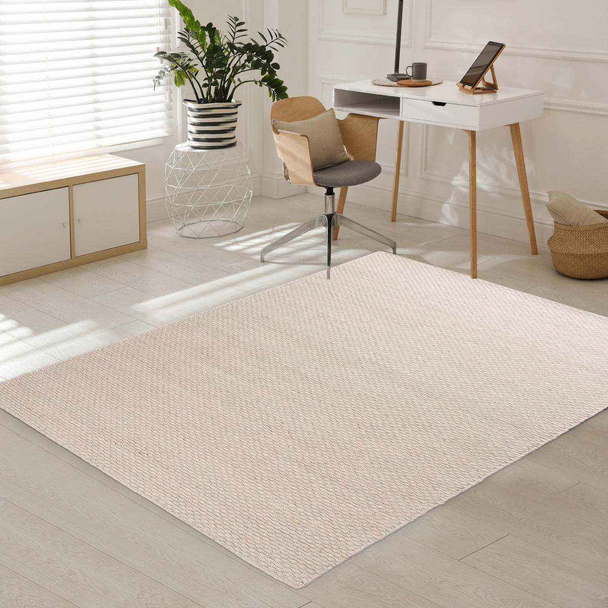 WOLLTEPPICH 190/290 cm Creme  - Creme, Basics, Textil (190/290cm)