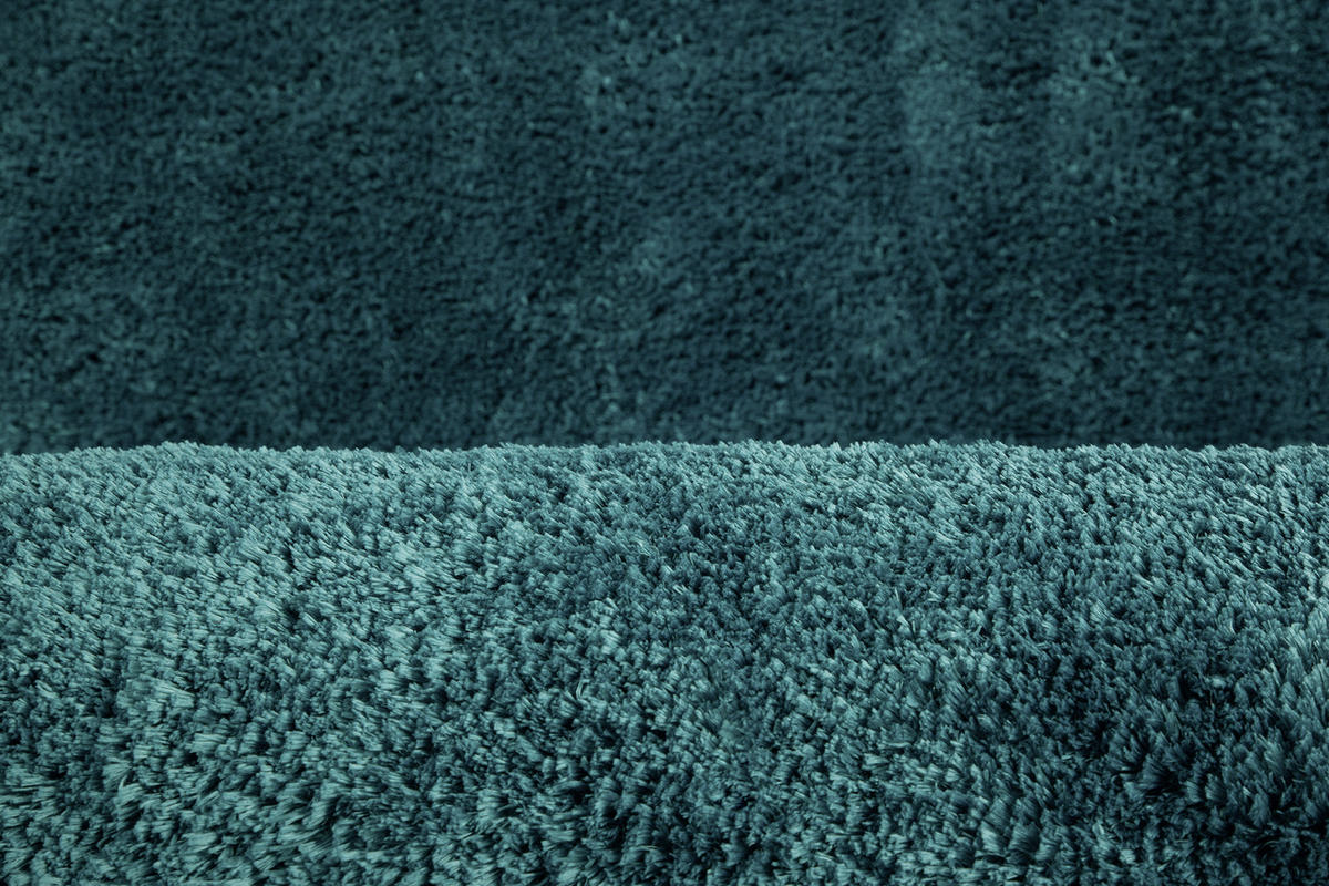 COVOR CU FIR LUNG  My Curacao  - petrol, Konventionell, textil (120/170cm)