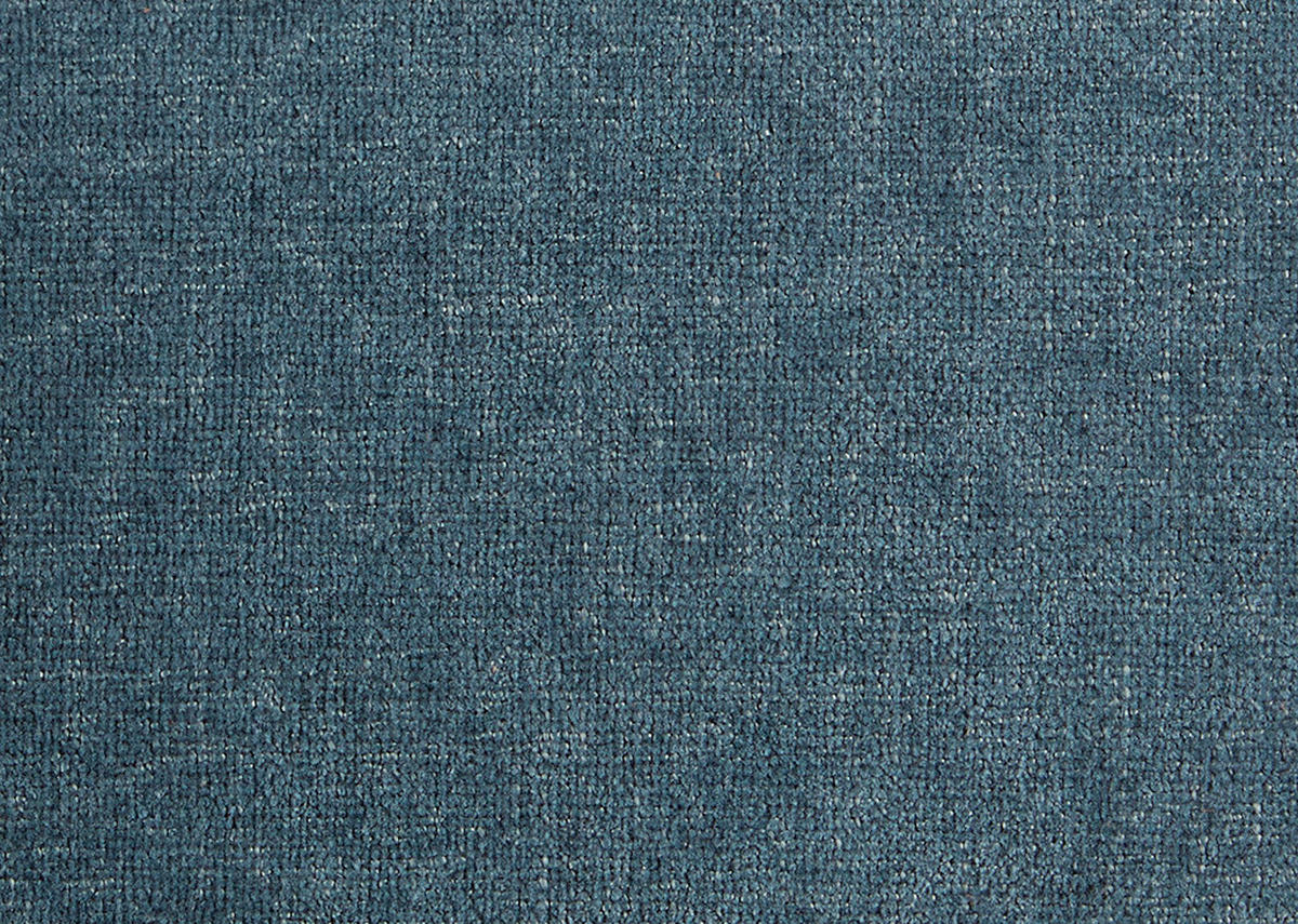 ECKSOFA in Chenille Blau  278/278 cm  - Blau/Schwarz, Design, Textil/Metall (278/278cm) - Valdera