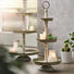 ETAGERE 120CM - Beige/Weiß, LIFESTYLE, Holz/Metall (49/120cm) ETAGERE 120CM - Beige/Weiß, LIFESTYLE, Holz/Metall (49/120cm)