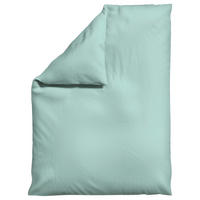 BETTDECKENBEZUG KNITTED JERSEY Jersey 155/220 cm  - Türkis, Basics, Textil (155/220cm) - Schlafgut