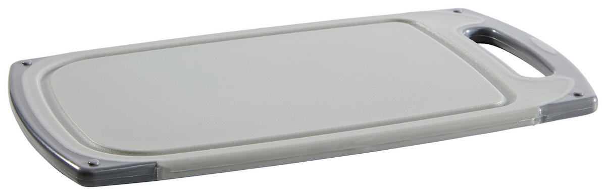 SCHNEIDEBRETT Kunststoff  - Grau, Basics, Kunststoff (15/25cm) - Justinus