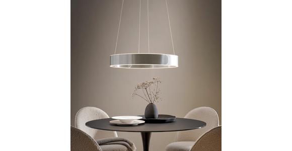 LED-HÄNGELEUCHTE Otis 63/64/150 cm - Alufarben, Design, Metall (63/64/150cm) - Dieter Knoll