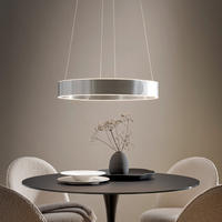LED LUSTER    63/64/150 cm    - boja aluminijuma, Dizajnerski, metal (63/64/150cm) - Dieter Knoll