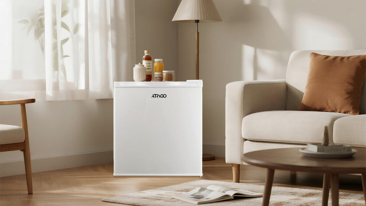 KÜHLSCHRANK 52690002/01  - Weiß, Basics, Kunststoff/Metall (44,5/46,5/49,8cm) - Atrigo