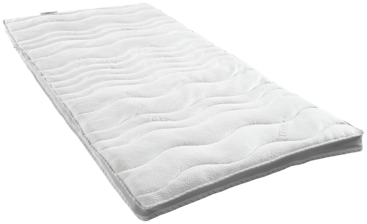 TOPPER 180/200 cm Höhe ca. 6 cm  - Weiß, Basics, Textil (180/200cm) - Sleeptex