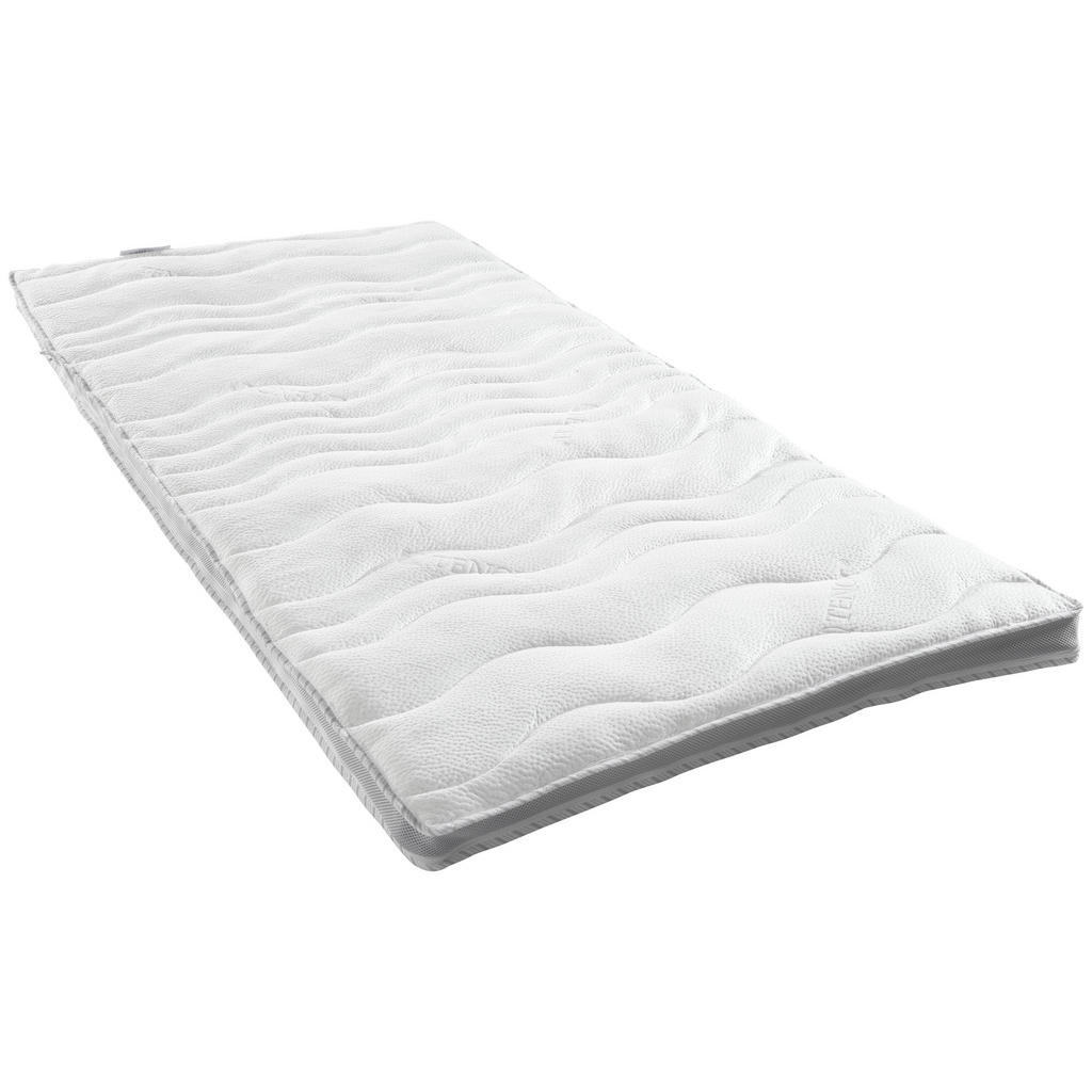Thumbnail - Sleeptex Topper, Weiß, Textil, Füllung: Hohlfaser, 100x200 cm, Oeko-Tex® Standard 100, Bezug abnehmbar/waschbar, optimal...