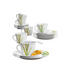 KAFFEESERVICE 18-teilig - Weiß/Grün, KONVENTIONELL, Keramik (28/18/22cm) - Ritzenhoff Breker KAFFEESERVICE 18-teilig - Weiß/Grün, KONVENTIONELL, Keramik (28/18/22cm) - Ritzenhoff Breker