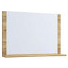 VÄGGSPEGEL 60/65/16,6 cm    - honung/ekfärgad, Basics, trämaterial (60/65/16,6cm) - MID.YOU
