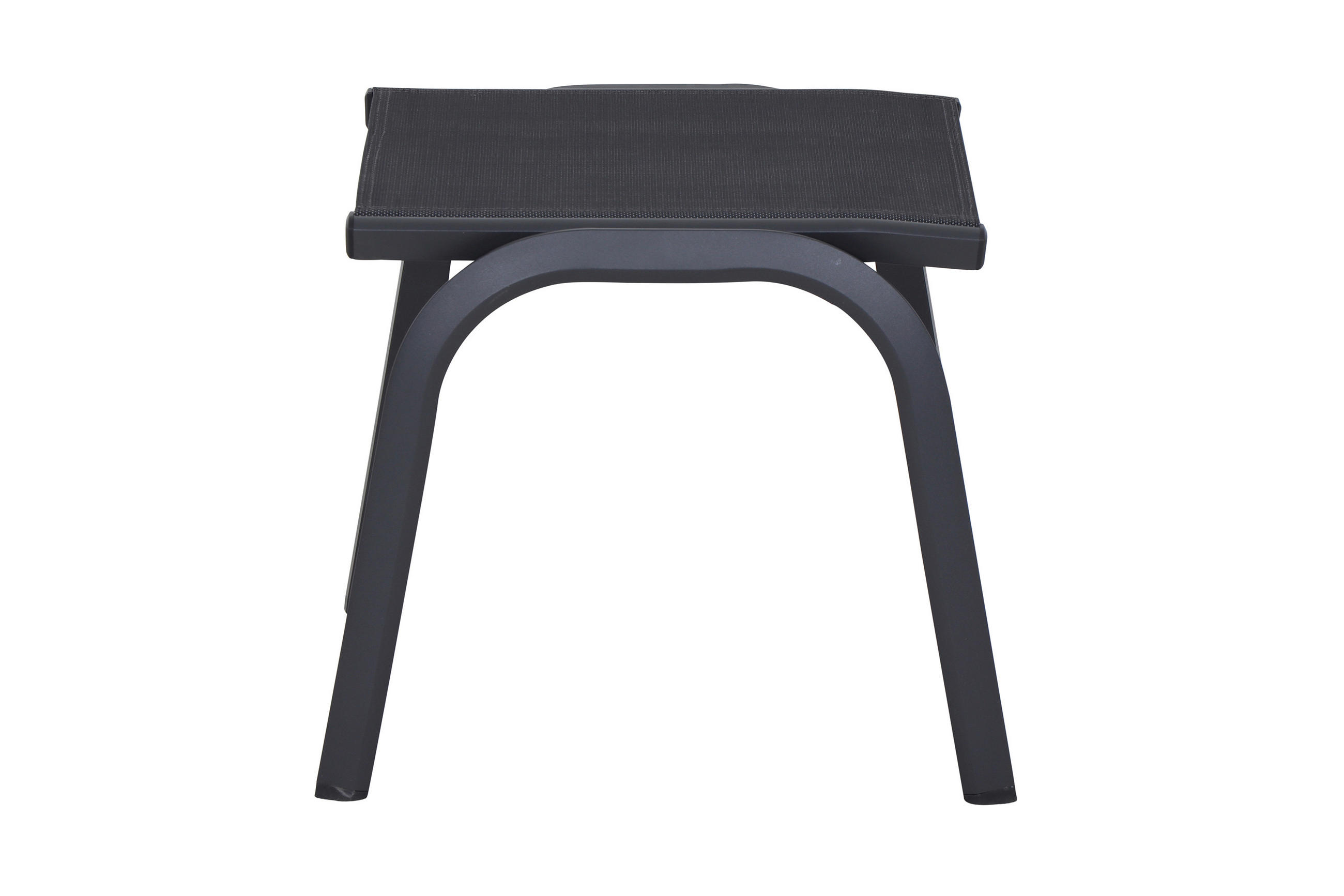 GARTENHOCKER  - Anthrazit, KONVENTIONELL, Kunststoff/Metall (52/45/52cm) - Siena Garden