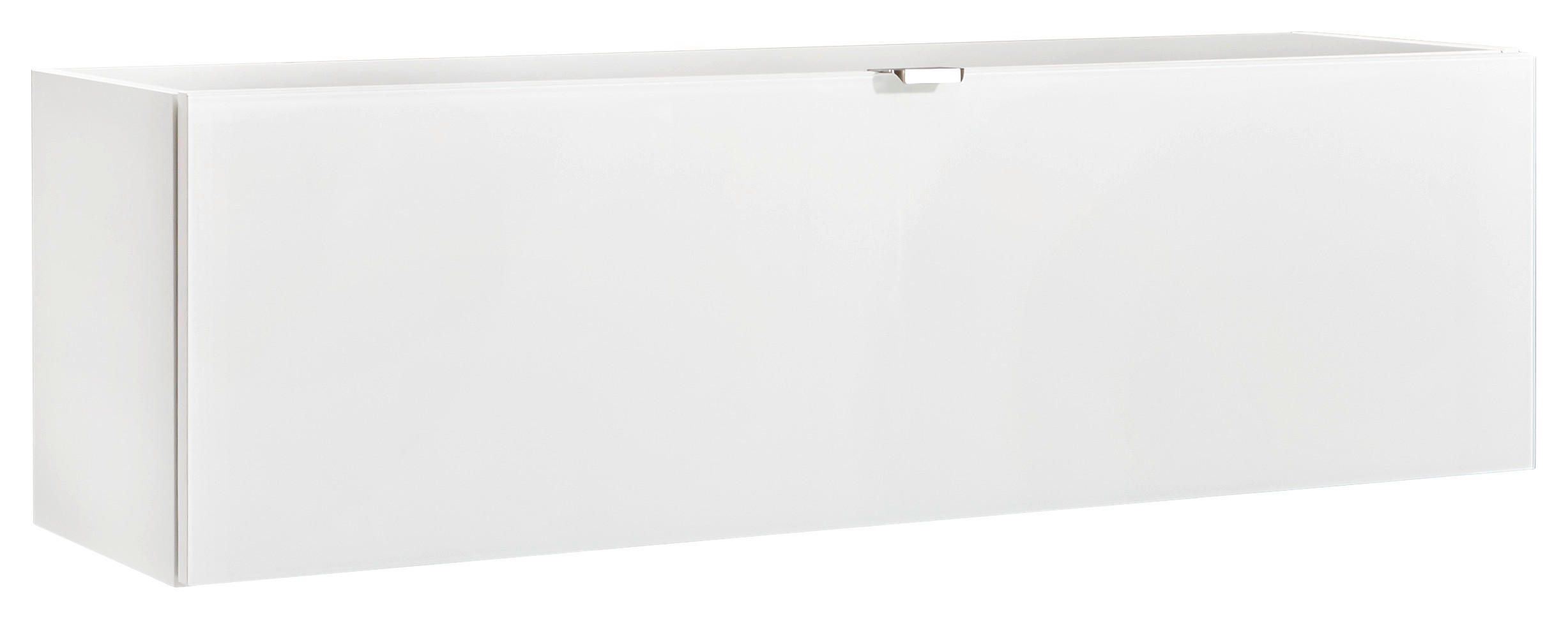 HÄNGEELEMENT Weiß  - Edelstahlfarben/Weiß, Design, Glas/Holzwerkstoff (109,7/32/29cm) - Hom`in