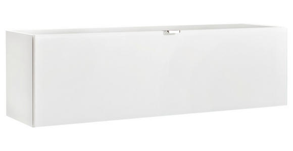HÄNGEELEMENT Weiß - Edelstahlfarben/Weiß, Design, Glas/Holzwerkstoff (109,7/32/29cm) - Hom`in