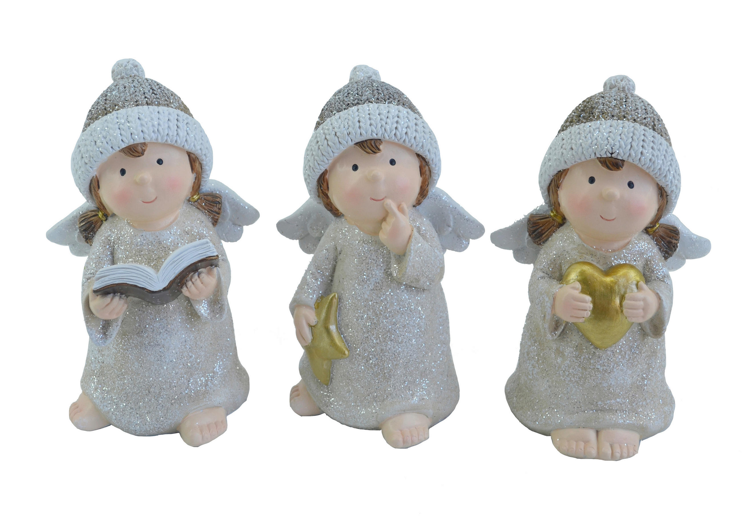 ÎNGER DECORATIV - bej, Lifestyle, plastic (8,5/11,5/6,5cm) - X-Mas