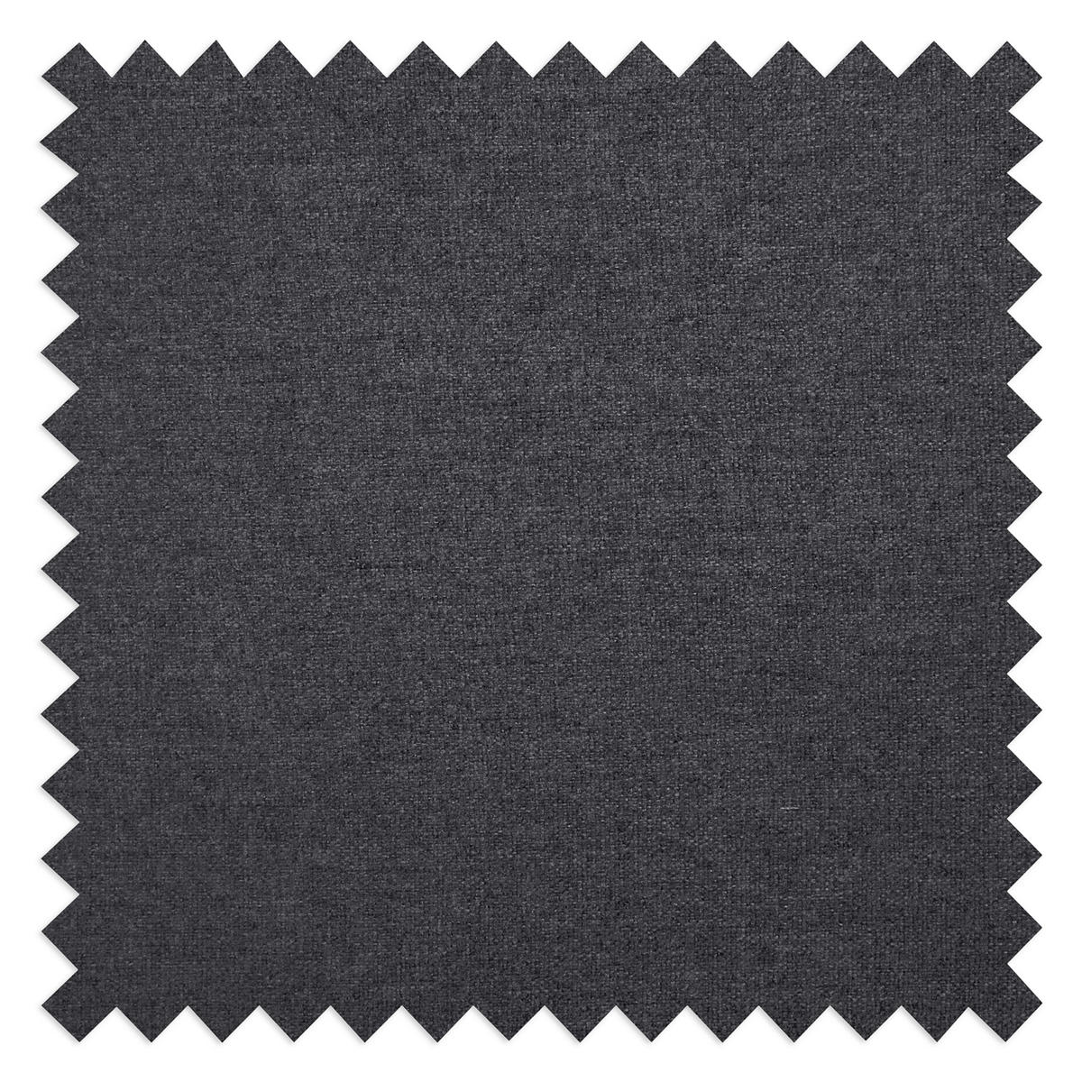 HOCKER in Textil Anthrazit  - Anthrazit/Buchefarben, Design, Holz/Textil (61/49/65cm) - Livetastic