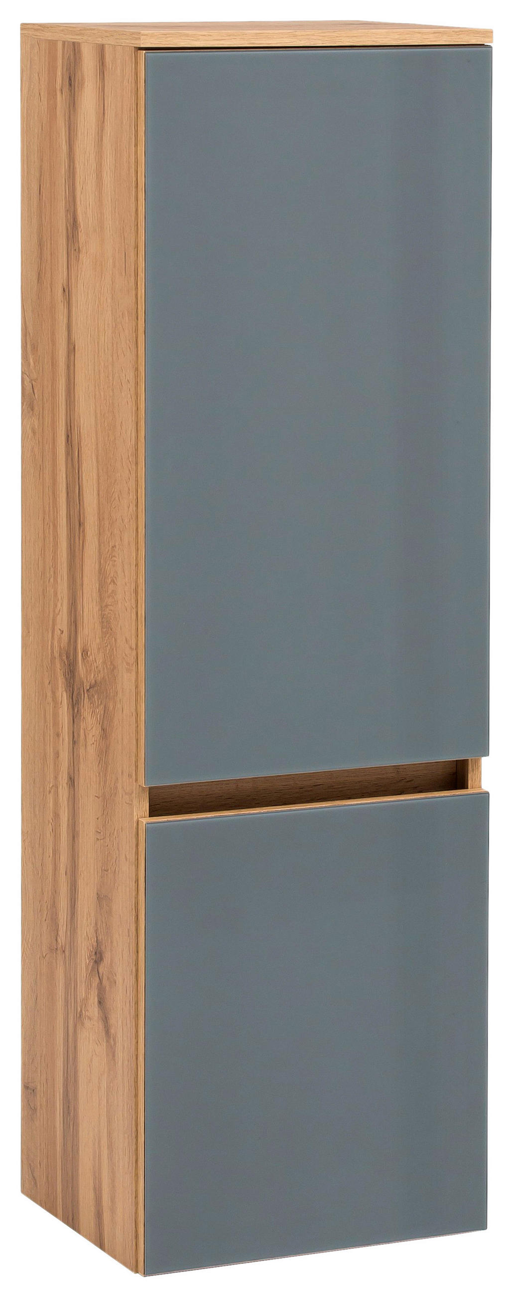 BADEZIMMER  in 160 cm  - Eichefarben/Weiß, KONVENTIONELL, Glas/Holzwerkstoff (160cm) - Held