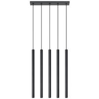 HÄNGELEUCHTE PASTELO 45/5/90 cm   - Schwarz, KONVENTIONELL, Metall (45/5/90cm)