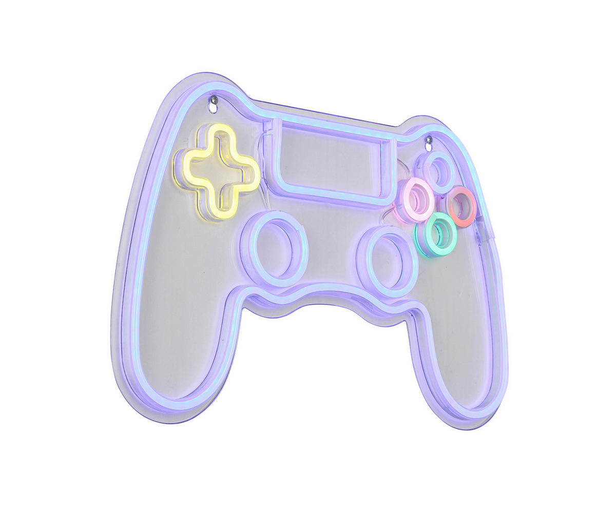 LED FALILÁMPA - áttetsző/fehér, Trend, műanyag (40/25/1,3cm) - Boxxx