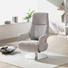 RELAXSESSEL in Textil Grau, Chromfarben - Chromfarben/Grau, Design, Textil/Metall (68/109/78cm) - Welnova RELAXSESSEL in Textil Grau, Chromfarben - Chromfarben/Grau, Design, Textil/Metall (68/109/78cm) - Welnova