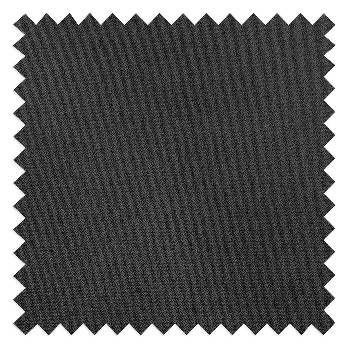 3-SITZER-SOFA SHEFFIELD Mikrofaser Schwarz  - Schwarz/Braun, Design, Holz/Textil (230/92/90cm) - P & B
