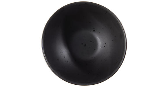 MÜSLISCHALE Black Pearl  - Schwarz, Design, Keramik (15,2/7,3cm) - Novel