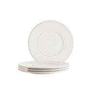TELLERSET Unico 4-teilig  - Weiß, Basics, Keramik - Mäser