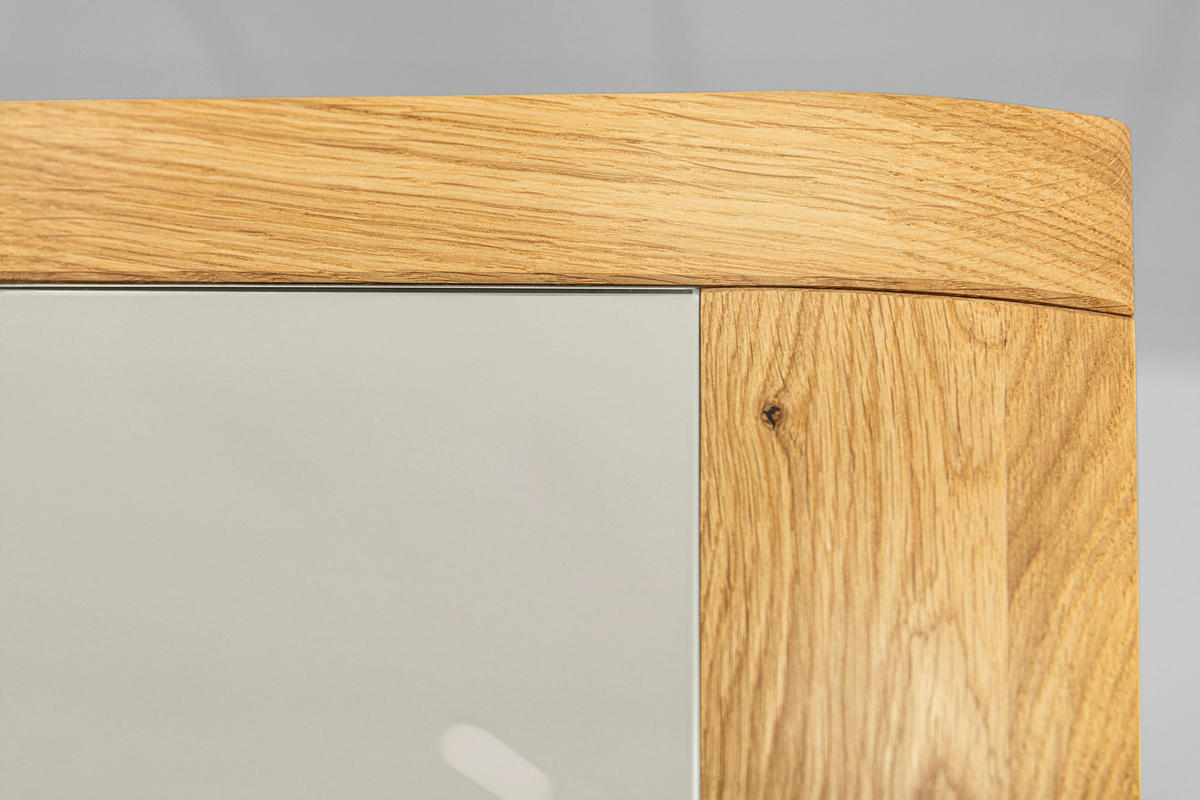 WANDSPIEGEL 100,8/83,2/2 cm  - Eichefarben, Natur, Glas/Holz (100,8/83,2/2cm) - Linea Natura