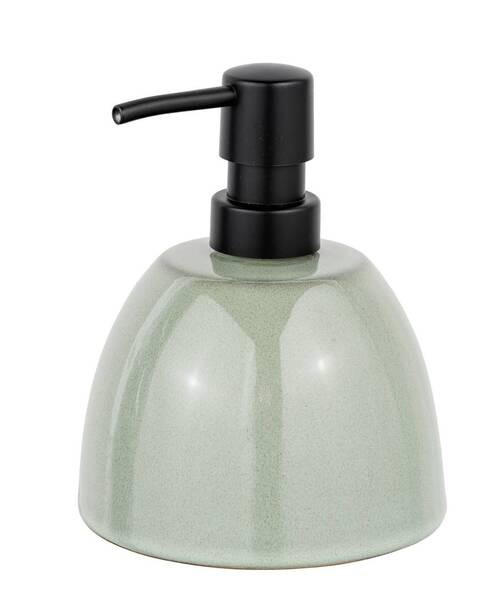 SEIFENSPENDER Kunststoff, Keramik  - Schwarz/Grün, Konventionell, Keramik/Kunststoff (11/14/11cm) - Schöner Wohnen