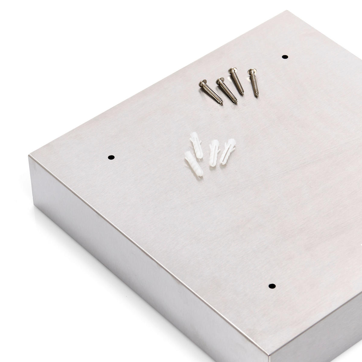 SCHLÜSSELKASTEN - Silberfarben, Basics, Glas/Metall (30/30/6cm) - Zeller Present