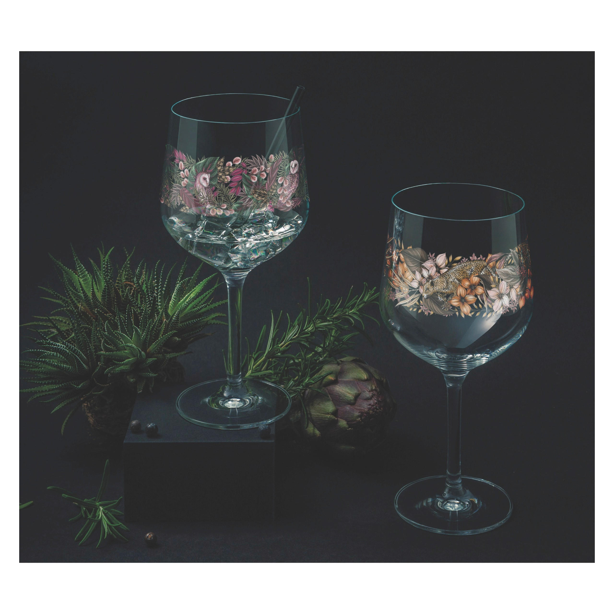 GINGLAS 720 ml 2-teilig  - Pink/Orange, LIFESTYLE, Glas (8,3/21,8cm) - Ritzenhoff