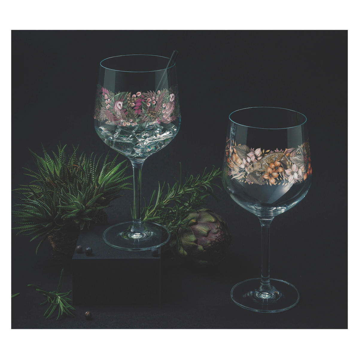 GINGLAS 720 ml 2-teilig  - Pink/Orange, LIFESTYLE, Glas (8,3/21,8cm) - Ritzenhoff