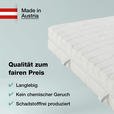KALTSCHAUMMATRATZE 80/200 cm Höhe ca. 21 cm  - Weiß, Basics, Textil (80/200cm) - Sleeptex