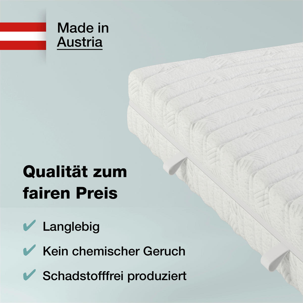 KALTSCHAUMMATRATZE 160/200 cm Höhe ca. 21 cm 7 -Zonen - Weiß, Basics, Textil (160/200cm) - Boxxx