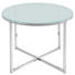 BEISTELLTISCH in Klar - Chromfarben/Klar, Design, Glas/Metall (50/50cm) - Carryhome BEISTELLTISCH in Klar - Chromfarben/Klar, Design, Glas/Metall (50/50cm) - Carryhome