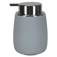 DOZATOR DE SĂPUN plastic  - gri, Basics, plastic (8,6/13,1cm) - Kleine Wolke