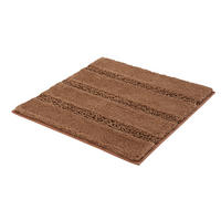PŘEDLOŽKA K BIDETU, 60/60/2.5 cm - hnědá, Basics, textil/plast (60/60/2.5cm) - Kleine Wolke
