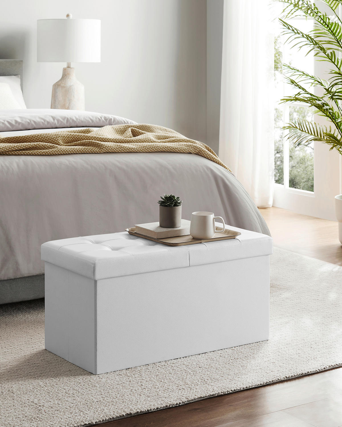 SITZBOX in Kunststoff, Holzwerkstoff Weiß  - Weiß, Basics, Holzwerkstoff/Kunststoff (76/38/38cm)
