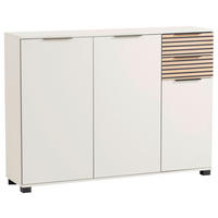 SCHUHSCHRANK  in 141,9/105,5/35 cm  - Eichefarben/Beige, Design, Holzwerkstoff/Kunststoff (141,9/105,5/35cm) - MID.YOU