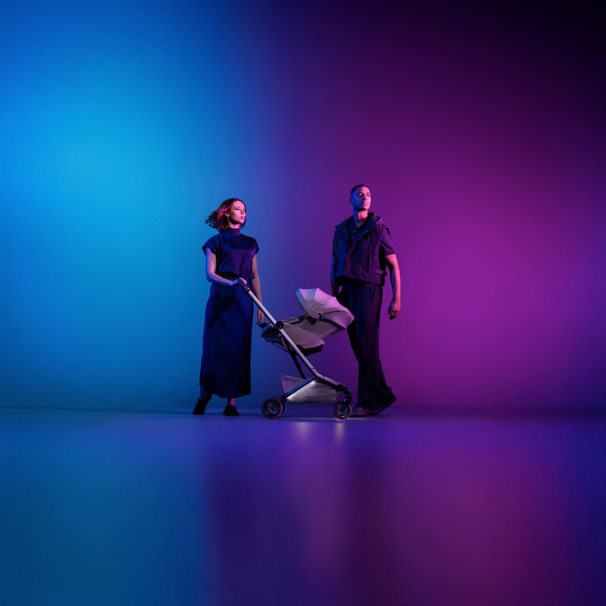 KINDERWAGENSET  Zero-G Travelsystem  Sapphire Sand  - Sandfarben/Creme, Basics, Textil (44,5/105/84cm) - Maxi-Cosi