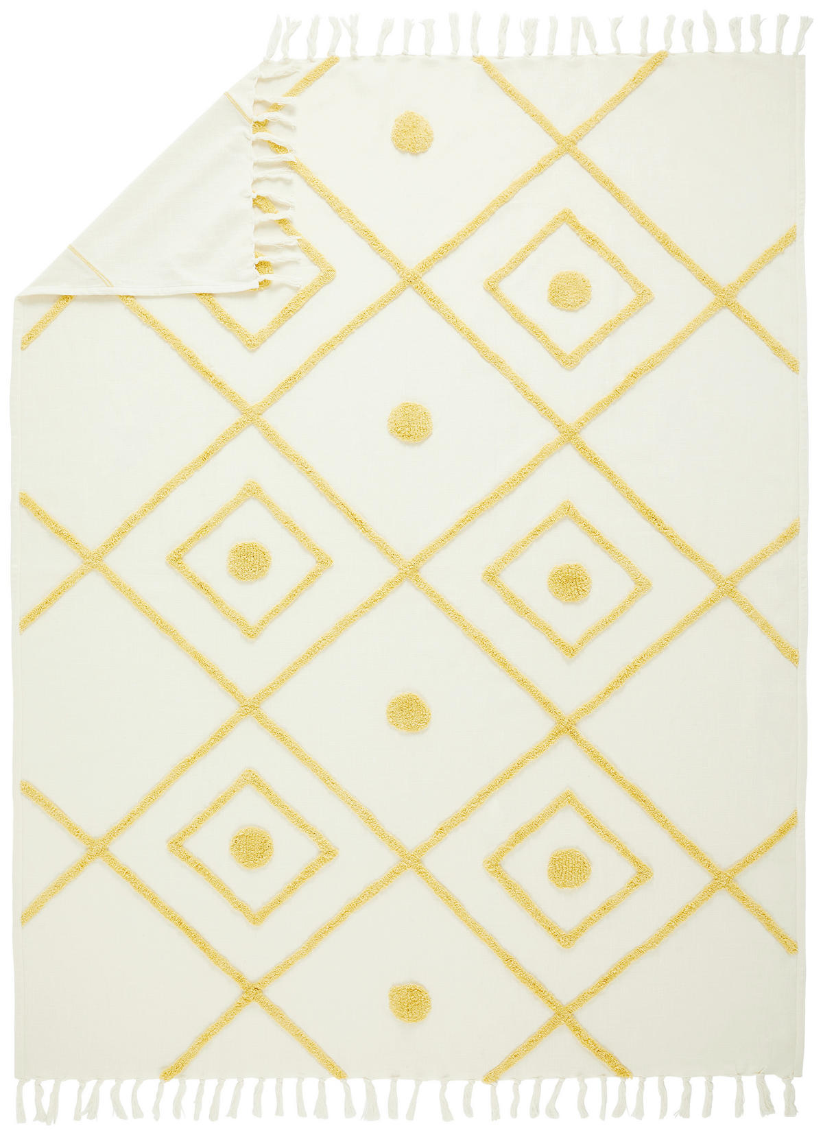 DEKA, 150/200 cm - žlutá/béžová, Konvenční, textil (150/200cm) - Ambiente