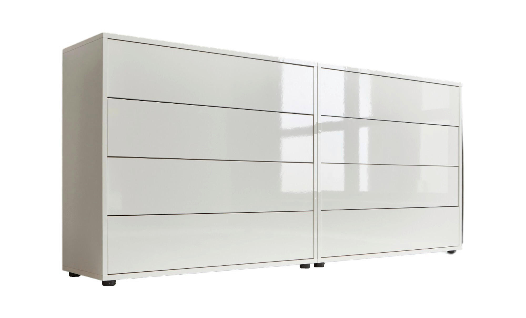 Sideboard Mailand 1 B: 158 Cm Weiß