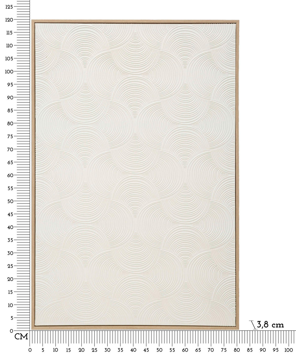 LEINWANDBILD  - Goldfarben, Basics, Holz/Kunststoff (80/120/3.8cm)