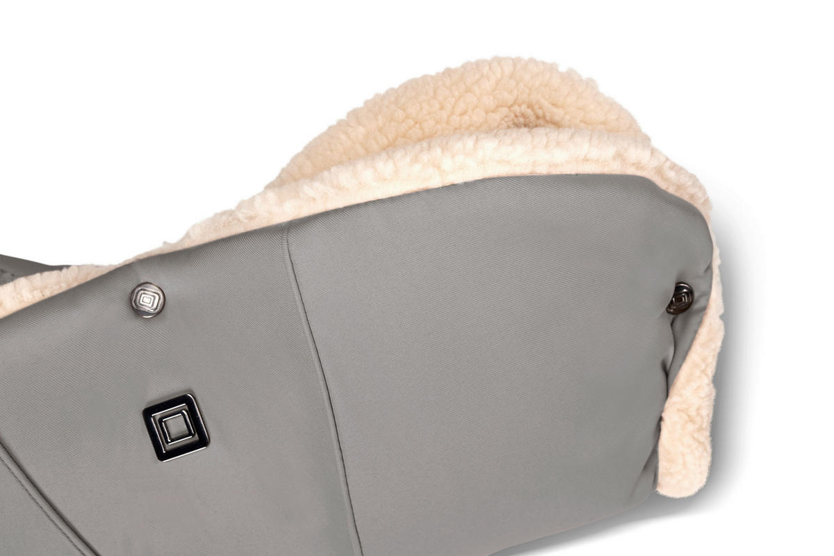 MUFF Handmuff  - Hellgrau, Basics, Textil (51/7/24cm) - Moon