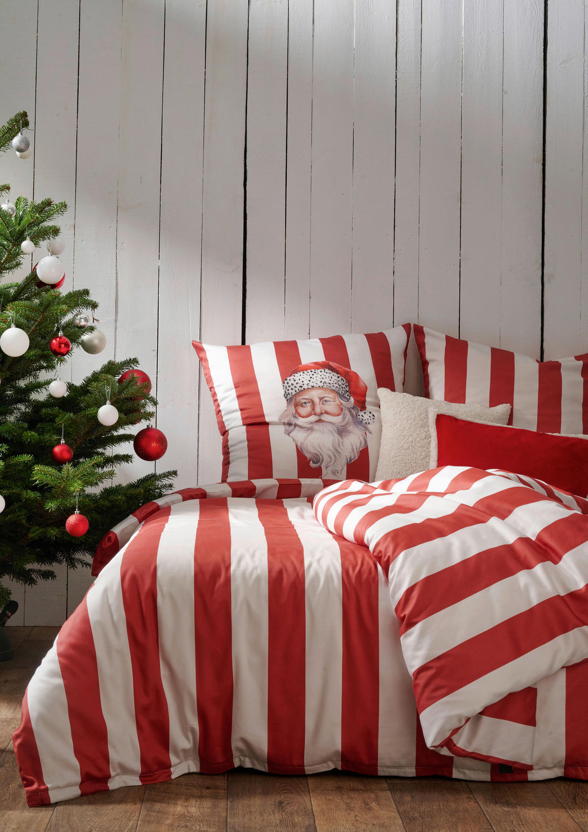 BETTWÄSCHE 2-teilig Paul Satin 135/200 cm  - Rot, KONVENTIONELL, Textil (135/200cm) - Apelt