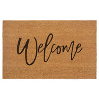 KOKOSMATTE  45/75 cm  Schwarz, Hellbraun  - Hellbraun/Schwarz, Basics, Naturmaterialien/Kunststoff (45/75cm) - Hanse Home