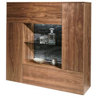 HIGHBOARD Nussbaumfarben  128/131,5/42,8 cm  - Nussbaumfarben, Design, Holz (128/131,5/42,8cm) - Voglauer