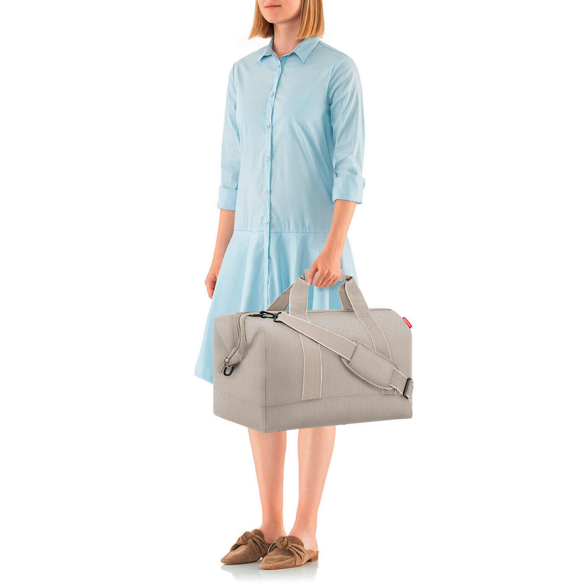 REISETASCHE Beige  - Beige, Basics, Kunststoff (48/39,5/29cm) - Reisenthel