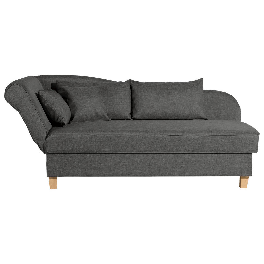 Récamiere Selma In Anthrazit B: 190 cm