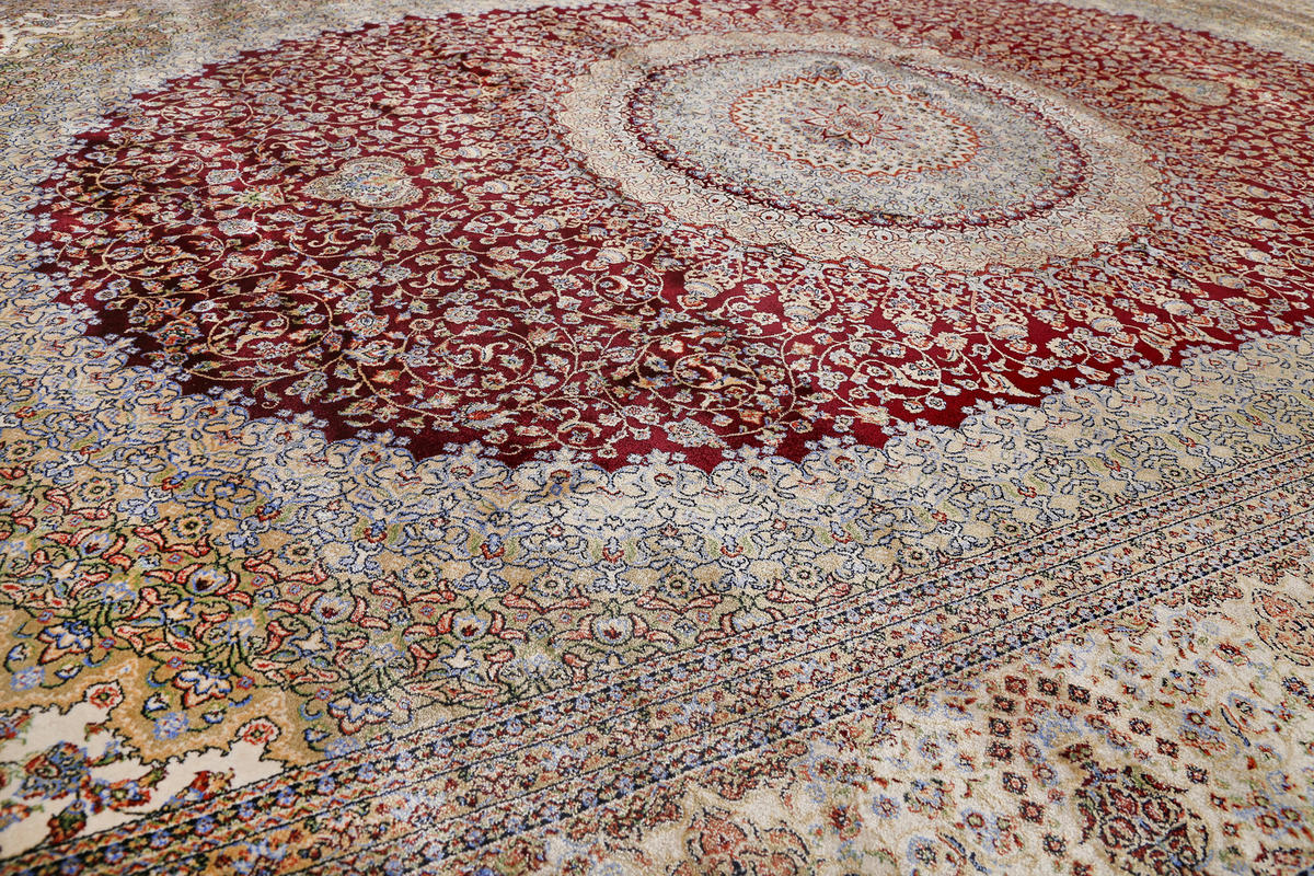 WEBTEPPICH 120/160 cm Täbriz Rot  - Rot, LIFESTYLE, Textil (120/160cm) - Novel