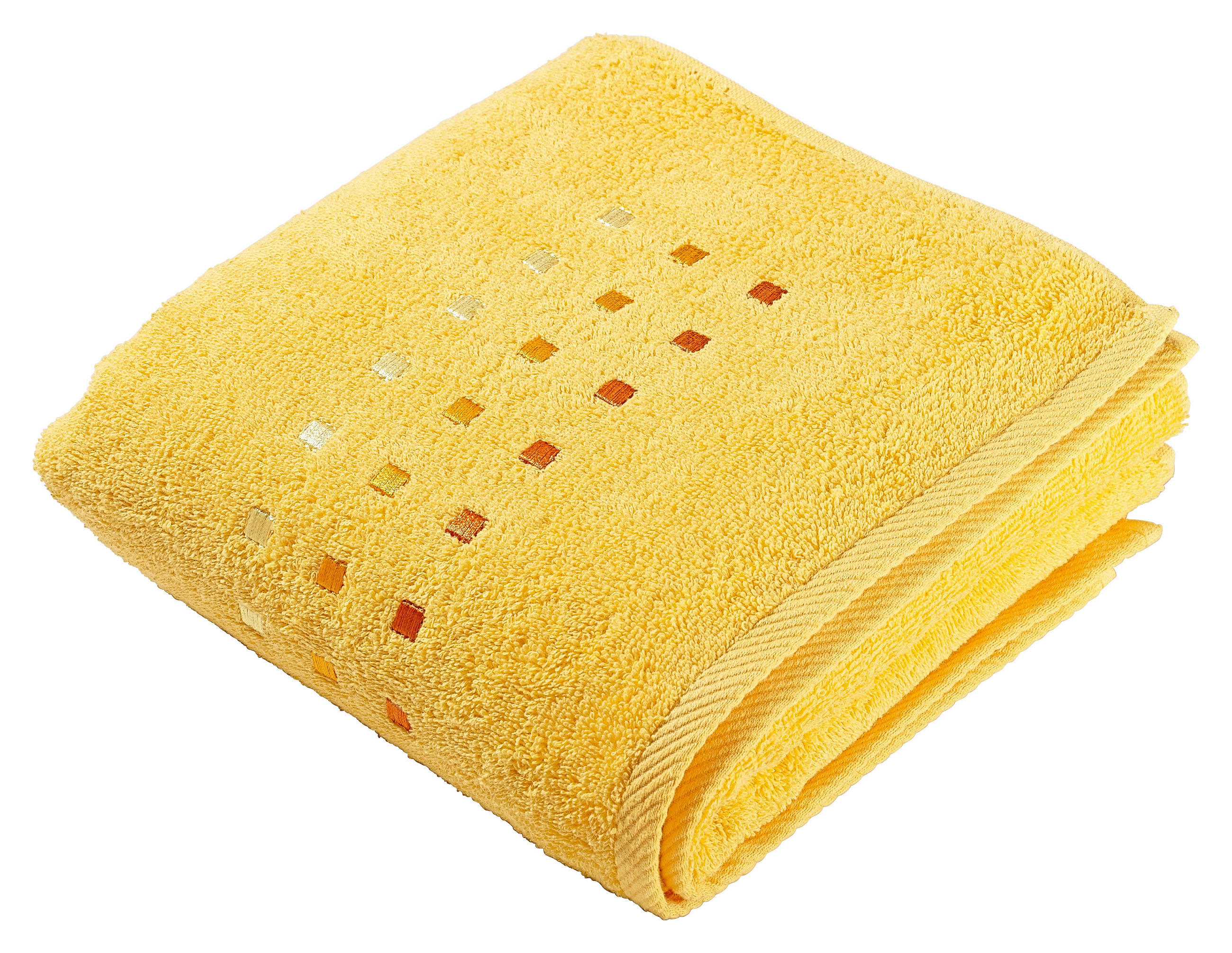 HANDDUK Quattro gul  - gul, Klassisk, textil (50/100cm) - Best Price