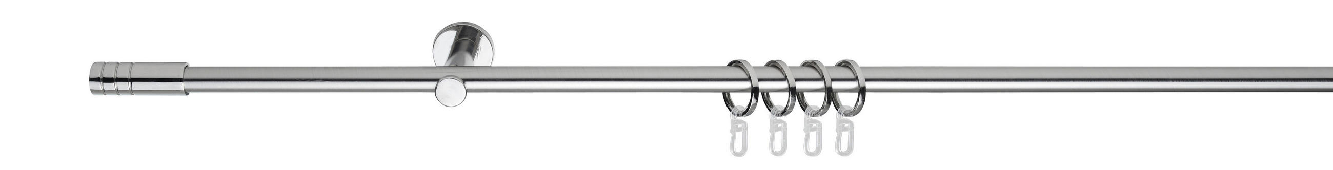 RUNDSTANGE 200 cm  - Edelstahlfarben, Basics, Metall (200cm) - Homeware